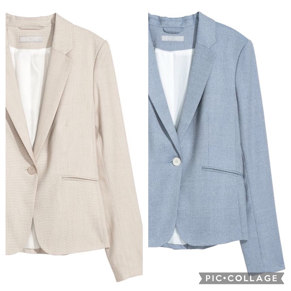 Set Of 2 H&M Single-Button Fitted Blazers | 4 - image 1